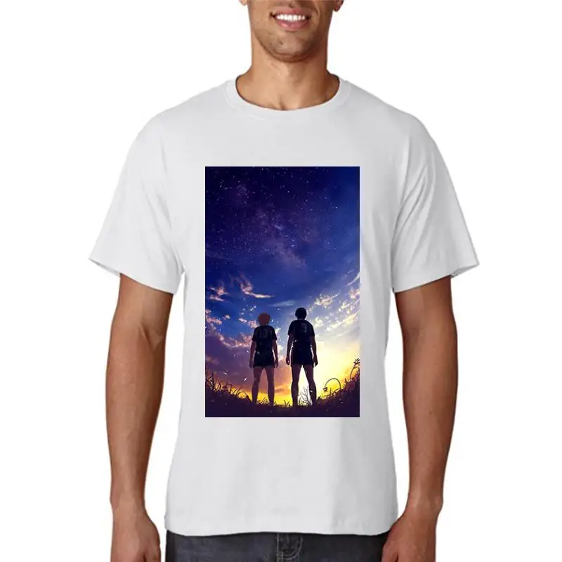 Хината и Кагеяма милая женская футболка в стиле хип-хоп свободная уличная одежда