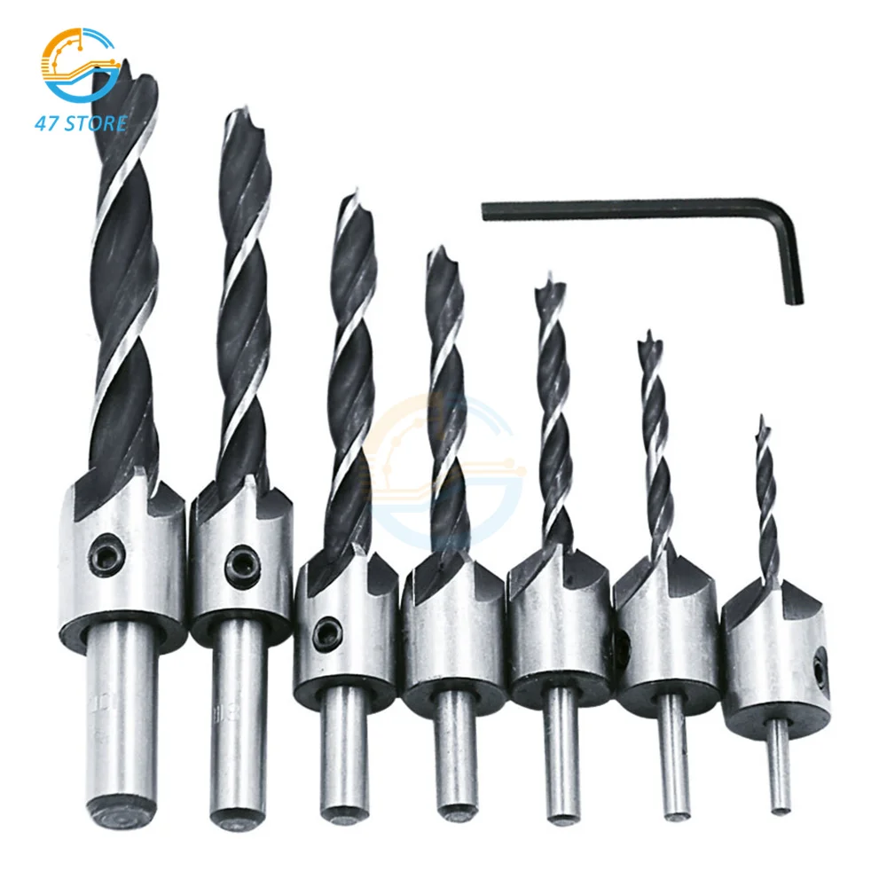 

Сверло из быстрорежущей стали 3 мм-10 мм для деревообработки