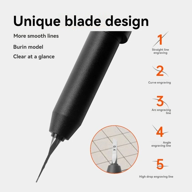 MJL Вольфрамовый Пресс-нож 0 125 Мм Гравировальный Инструмент Двойной Шестигранный