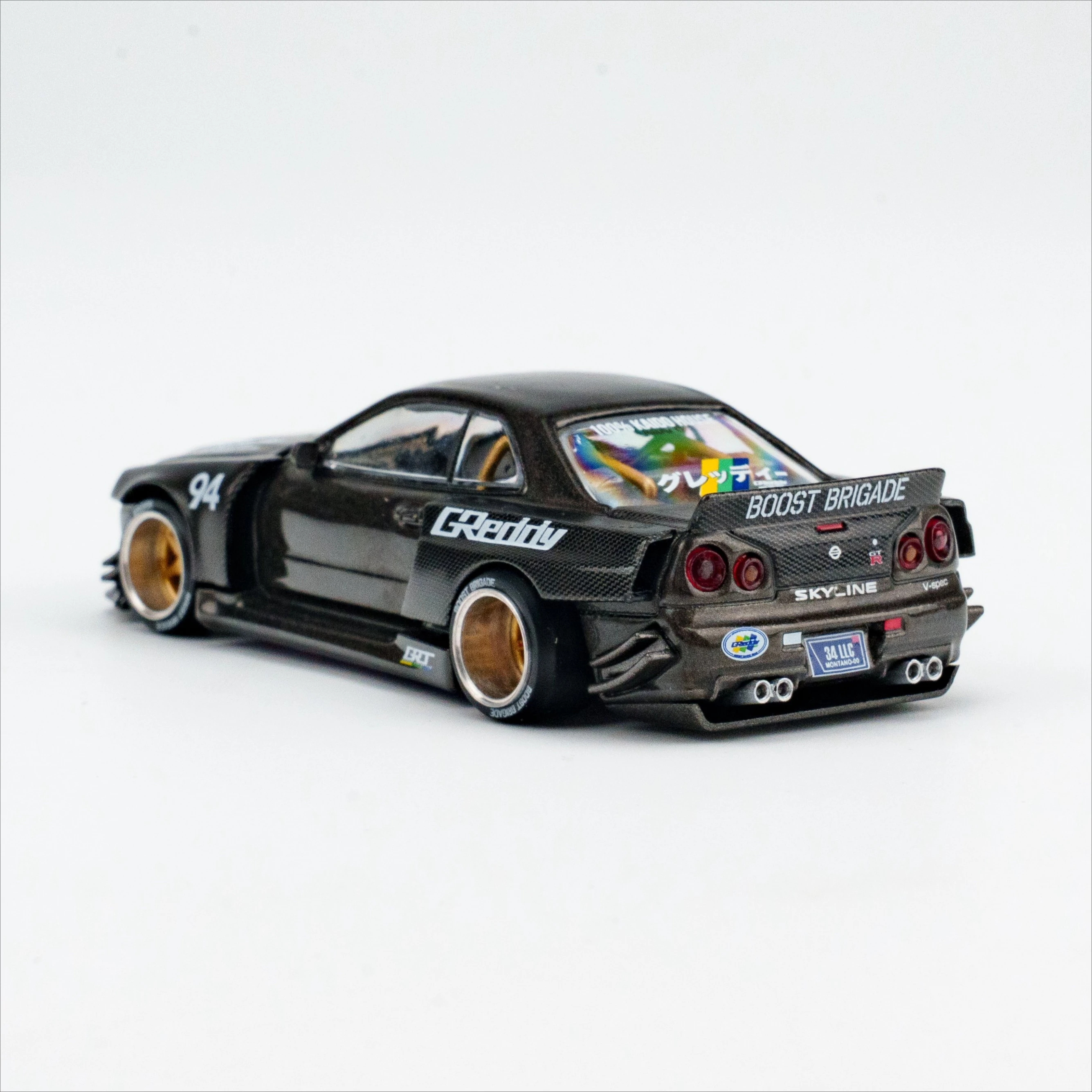 Модель автомобиля Diecast Kaido House + MINIGT 1:64 Scale Skyline GT-R R34 из сплава (art.: 3920dc3ffbe33) - 3920dc3ffbe33