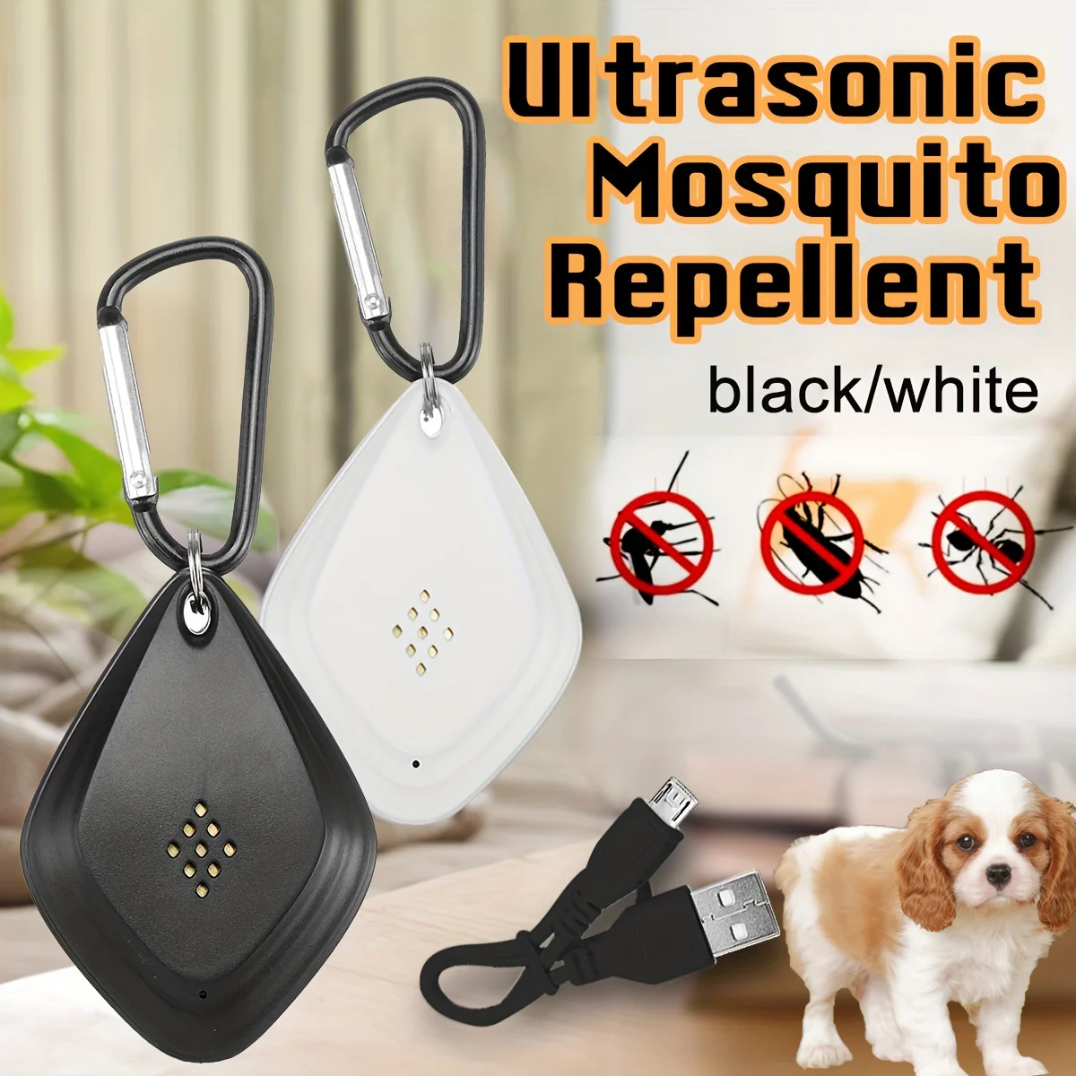Подвеска-репеллент от насекомых портативный ультразвуковой репеллент