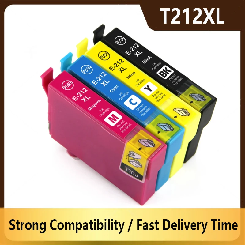 212 212XL T212 T212xl совместимый картридж для Epson XP-4100 XP-4105 XP-3100 XP-3150 XP-2100 WF-2830 WF-2850 WF-2810 WF-2835