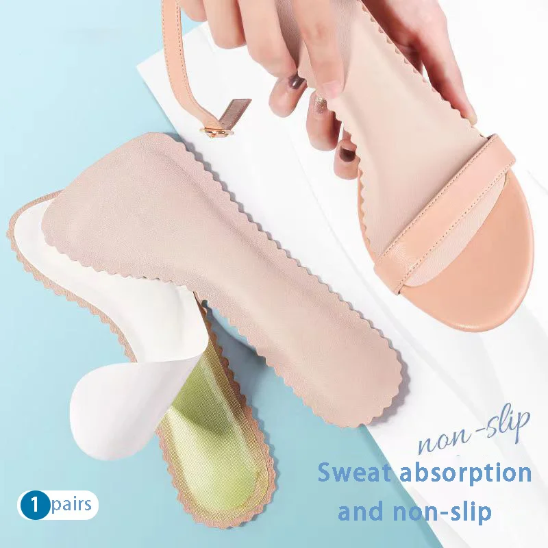 

Heel Cushion for Sandals High Heels Inserts Absorb Sweat Shoes Pad Back Shoe Insoles Inner Soles Feet Pads Foot Care Products