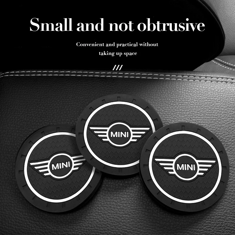 

Anti Slip Car Water Cup Holder Groove Mat Cup Pads For Mini Cooper R56 Cooper R50 F56 S R53 Austin Mini Gt 2022 2023 Accessories