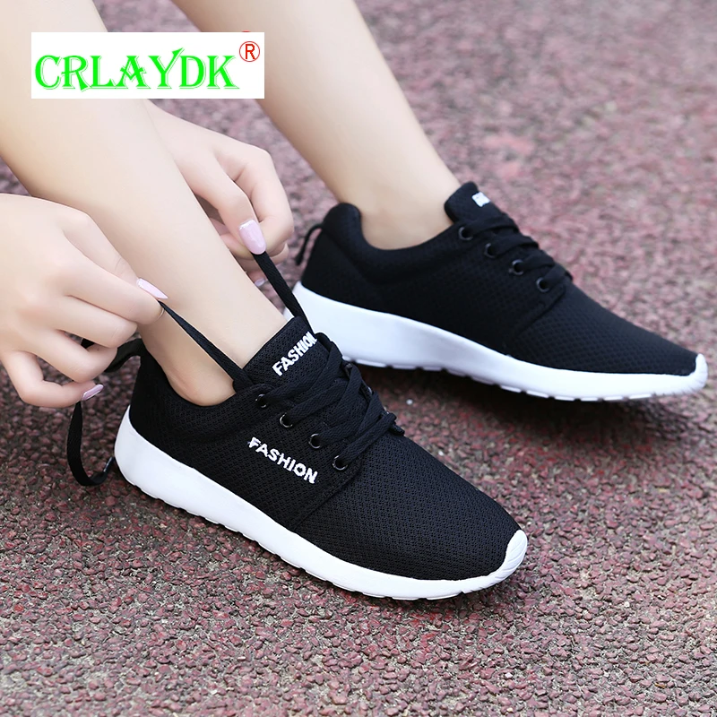 

CRLAYDK Couple Men's Running Tennis Shoes Non Slip Mesh Breathable Sneakers Lightweight Walking Casual Sports Travel Trainers