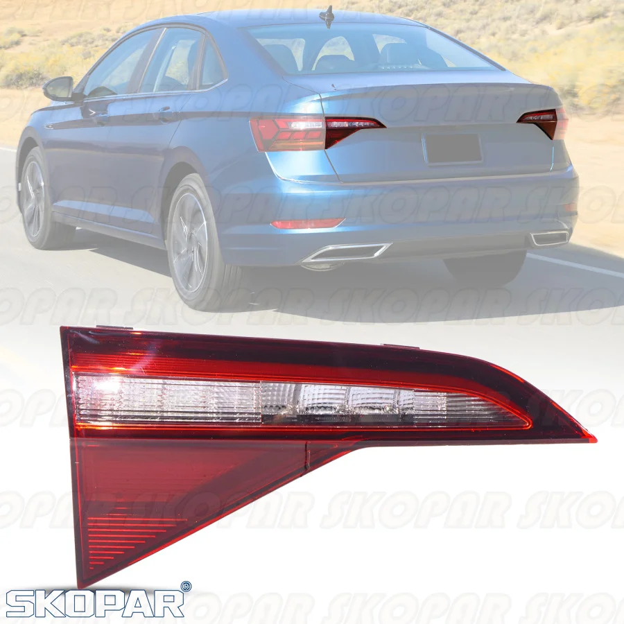 

Для VW Jetta 2019 2020 2021 2022 2023 2024 Автомобильные аксессуары Светодиодный внутренний боковой задний фонарь Задний стоп-сигнал 17A945093 17A945094
