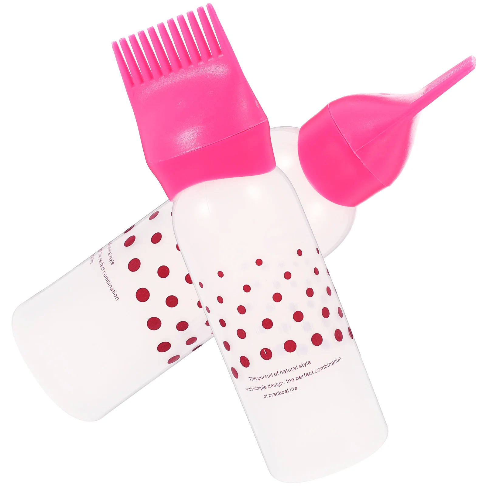 

Hair Bottle Applicator Comb Dye Root Oil Brush Bottles Coloring Scalp Squeeze Color Dispenser Multi Scale Mini Salon Tint Oiling