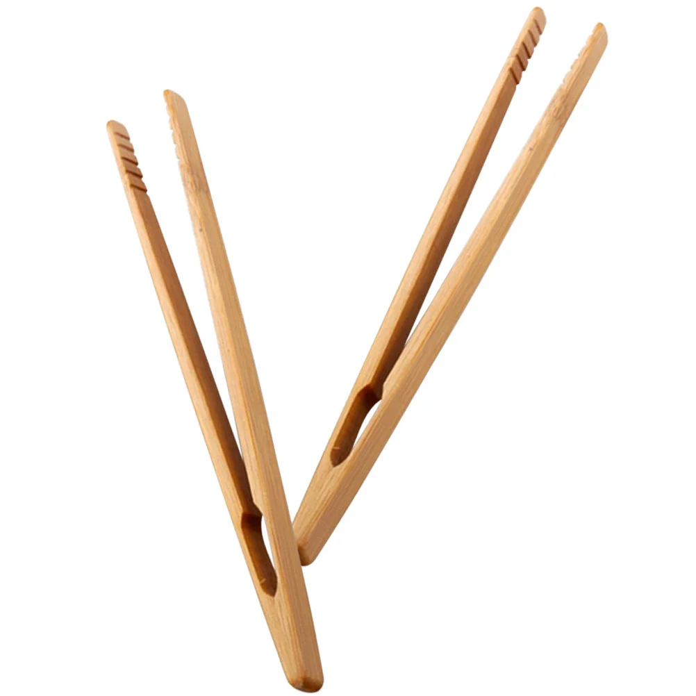 

2 Pcs Tweezers Tool Toddler Sports Toys Small Wood Bulk Fine Motor Tools Wooden Kids Practical Child Early Learning