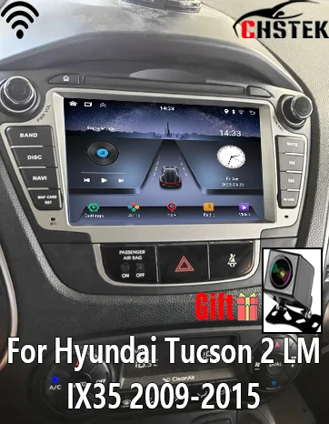 Фото OEM Carplay для Hyundai IX35 Hyundai Tucson 2 LM 2009-2015 беспроводной Android плеер навигация мультимедиа Bluetooth авторадио GPS №1