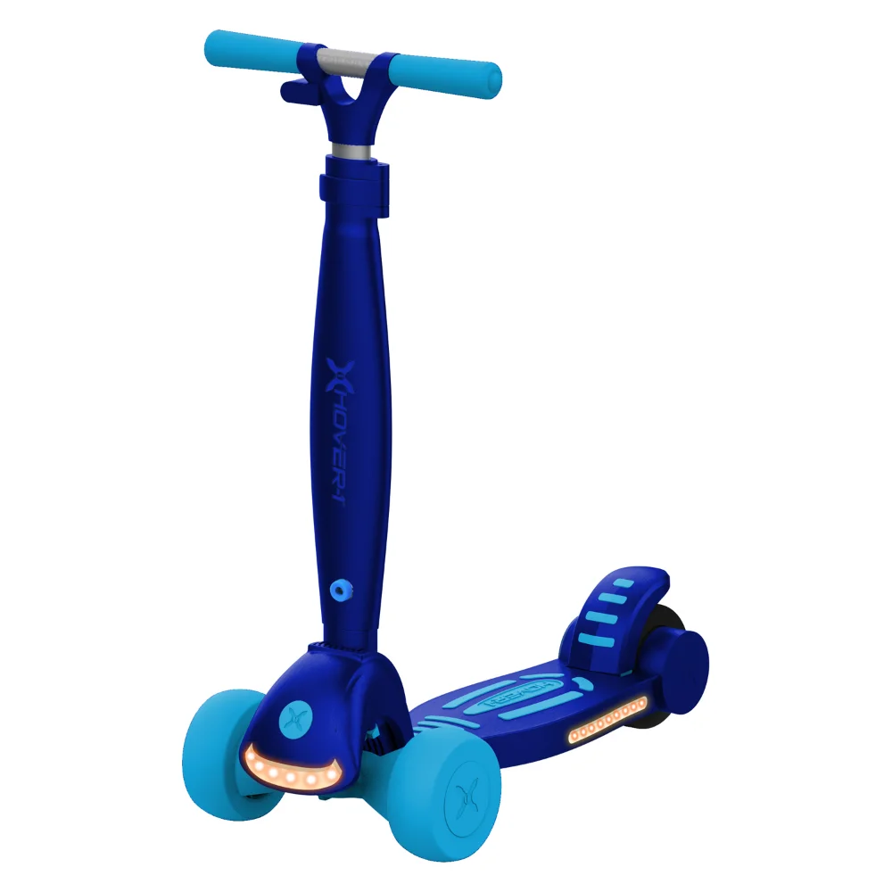 

US Stock Electric Scooter for Kids, Max Weight 80 Lbs., Max Speed 6 Mph, 2 Mile Max Distance, In Blue Skateboards Scooter