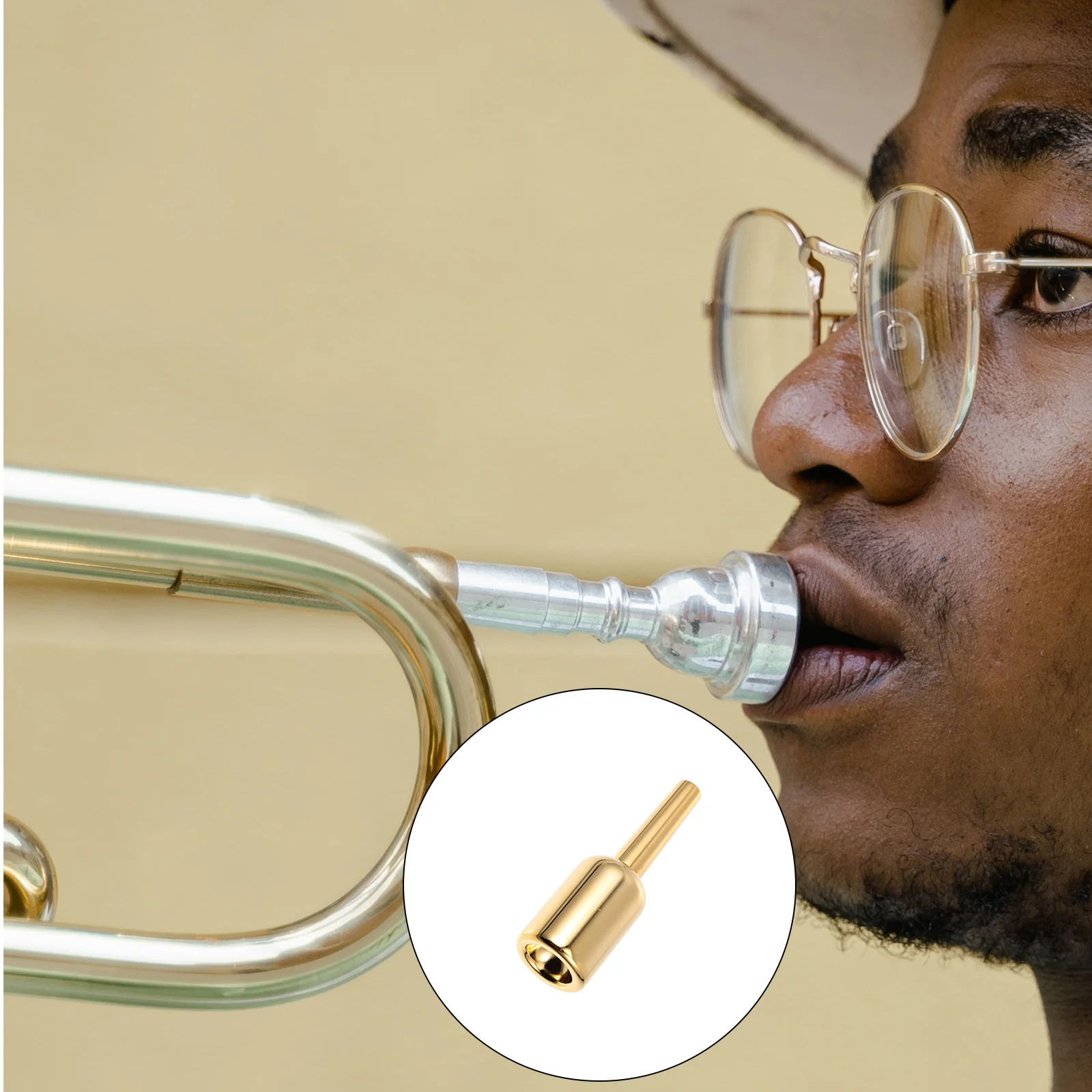 

Trumpet Mouth Accessories Trumpt Replacemet Instrument Gilded Professional Nozzle