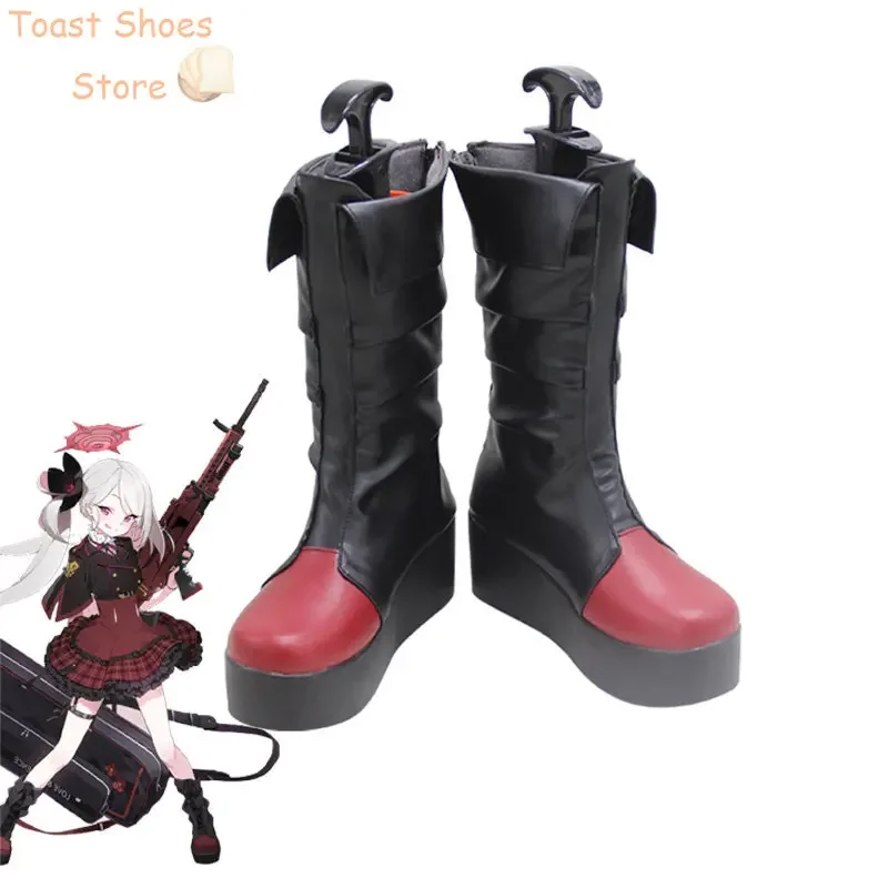 Игра Blue Archive Mutsuki обувь для косплея карнавальные ботинки на Хэллоуин из