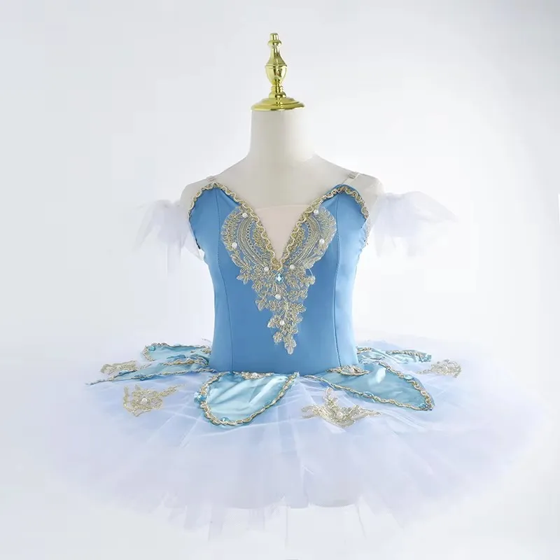 Блинная пачка детский танцевальный костюм балетное платье праздничное балерины
