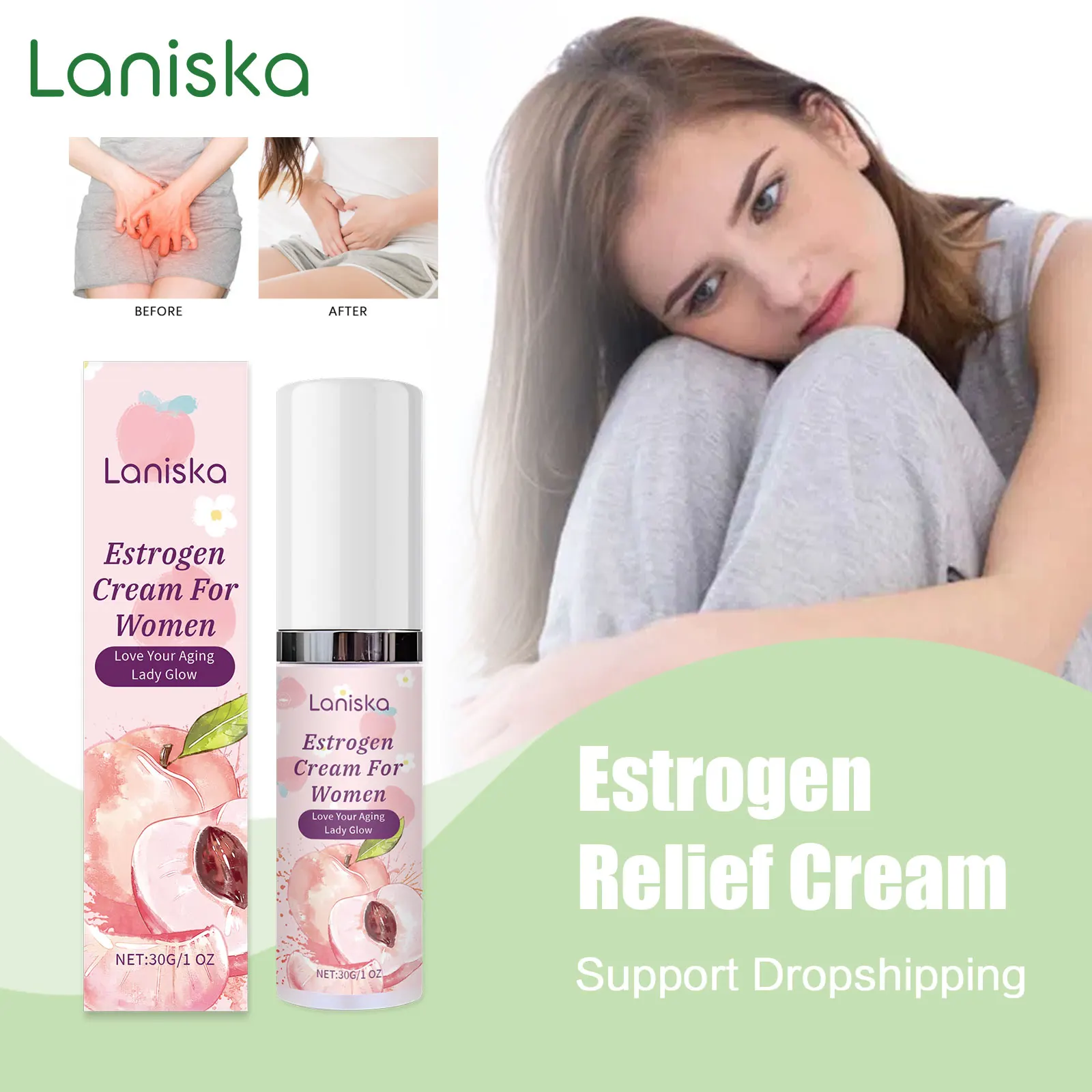 Женский крем для ухода за вагинатом облегчение вагинита укрепление влагалища