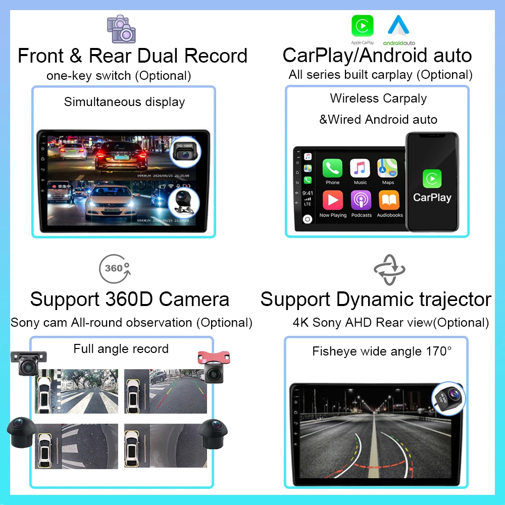Автомобильная Мультимедийная система стерео-система на Android 11 с GPS Wi-Fi для TOYOTA WISH