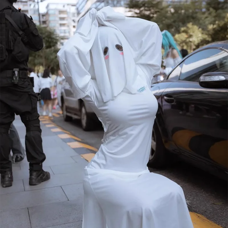 Костюмы для косплея девочек-призраков тонкая юбка в стиле аниме рыбий хвост