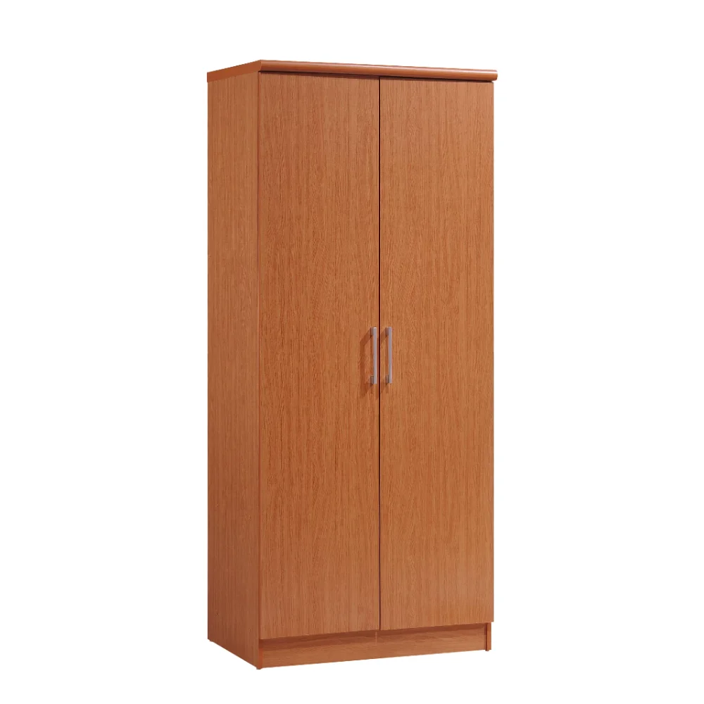 

Hodedah 2 - Door Wardrobe with 4 - Shelves, bedroom furniture wardrobe