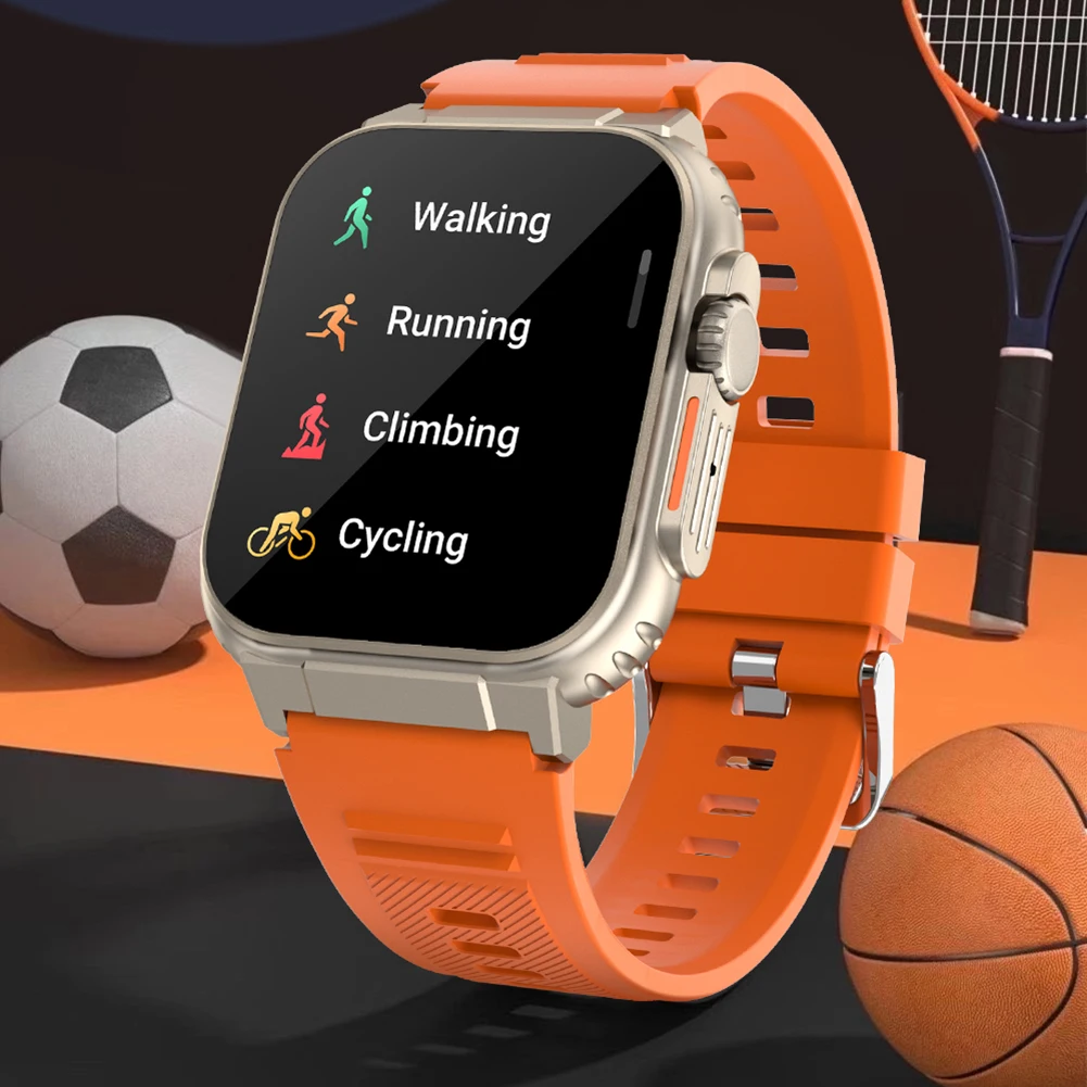 

Fitness Smartwatch 2.0inch Sports Smart Watch Heart Rate Health Monitor 600mAh Bluetooth-compatible Call Multiple Sports Modes