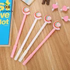 1 шт., Мультяшные кавайные школьные канцелярские принадлежности, гелевая ручка, креативный милый подарок, милые розовые кошачьи лапки, радужные ручки