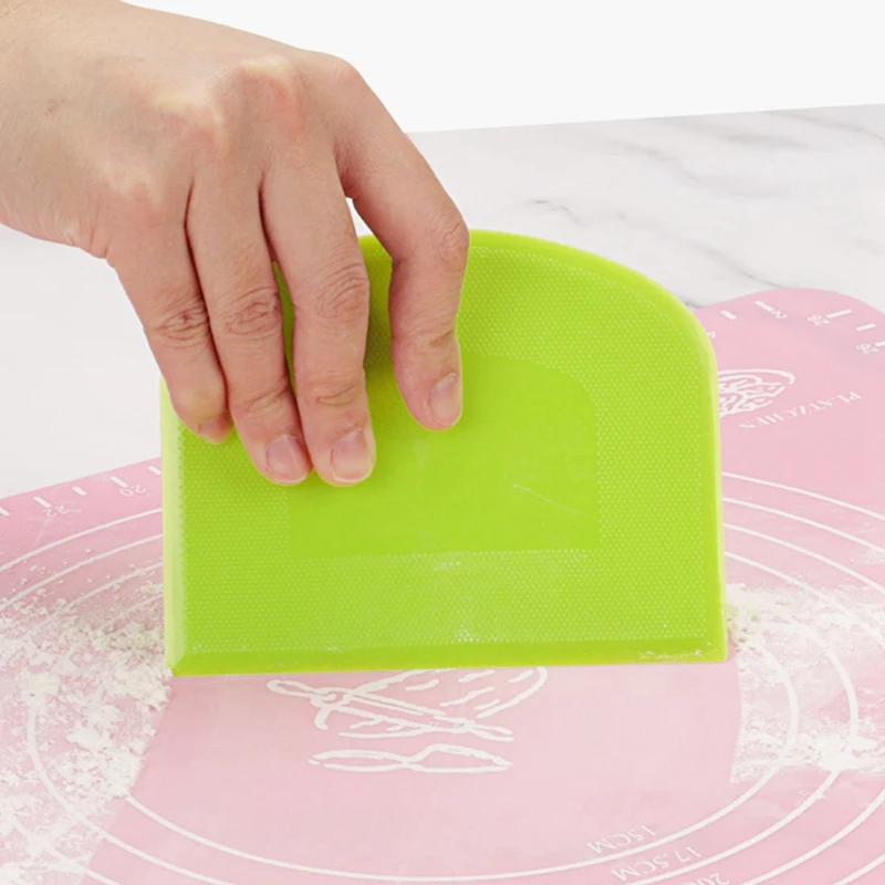 Резак для теста торта крема гладкий скребок масла Многофункциональный кухонный