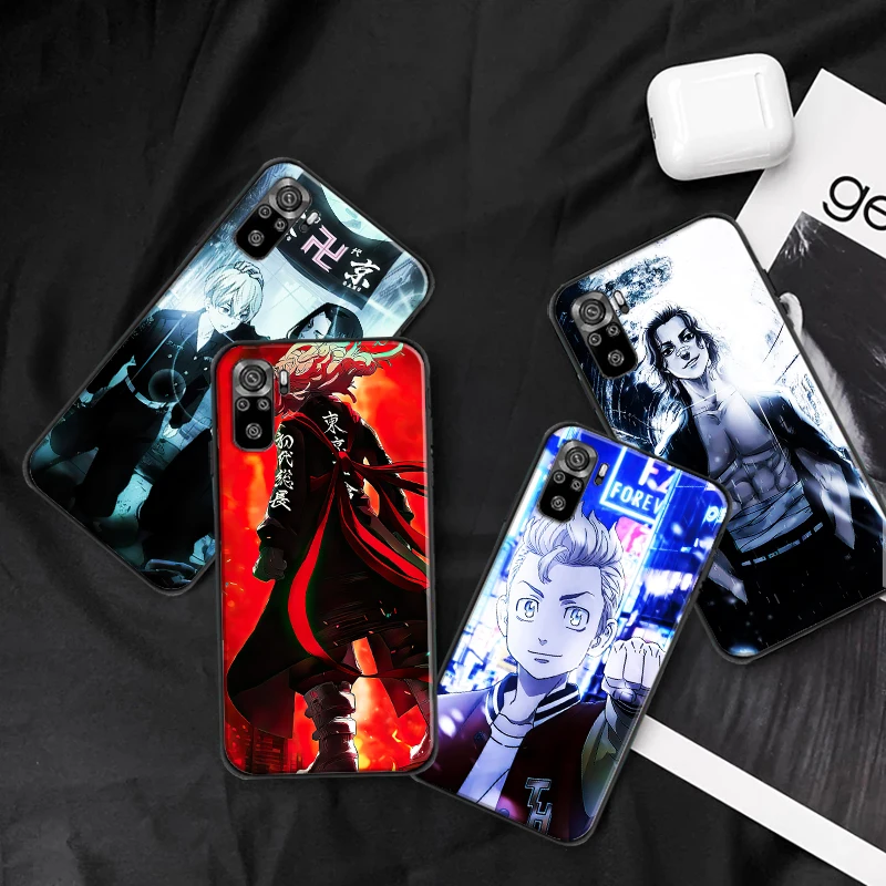 

Japanese Anime Tokyo Revengers Phone Case For Xiaomi Redmi 9 9i 9AT 9T 9A 9C 10X 4G 5G Note 10S 10 5G Soft silicone Cover Fundas