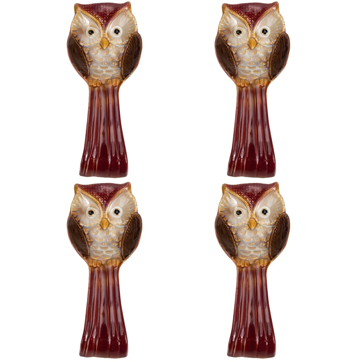 

Spoon Rest Holderrack Kitchen Coffee Stovetop Soup Dish Service Snack Ceramic Ladles Utensil Owl Keeper Spatula Cookware Stove