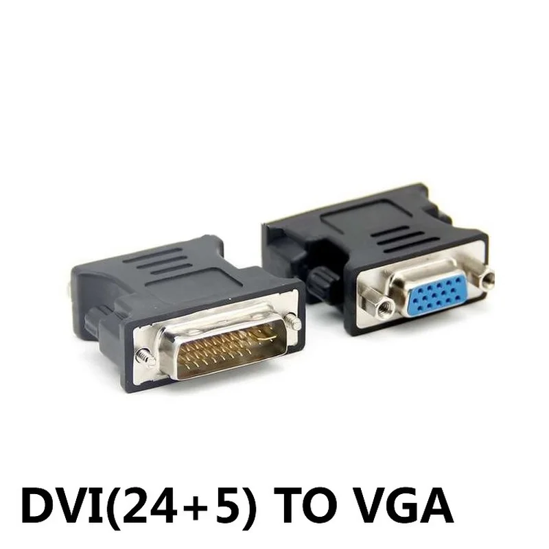 

DVI Revolution VGA Female Adapter DVI-I Plug 24 + 5 P To VGA Jack Adapter HD Video Graphics Card Converter for PC HDTV Projector