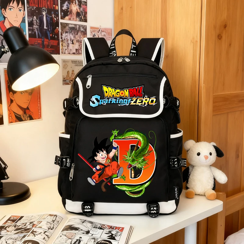 Рюкзак с 26 буквами из мультфильма Dragon Ball, школьный рюкзак большой вместимости, школьные принадлежности, подарок (art.: 3920dac3e9c44) - 3920dac3e9c44