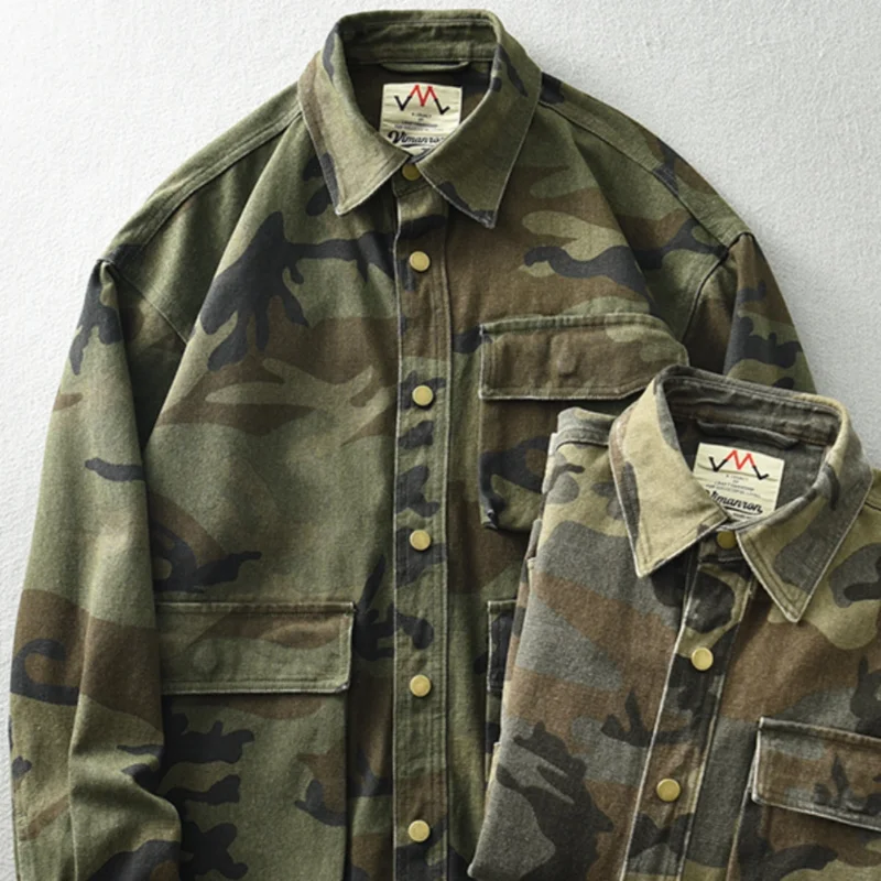 Мужская камуфляжная рубашка