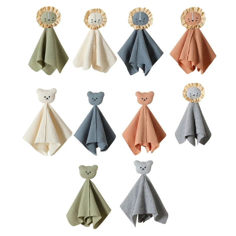 

Детское одеяло для безопасности, слюнявчик, Хлопковое полотенце для успокоения, женское полотенце для сна, детский мультяшный платок для кукол, успокаивающее полотенце