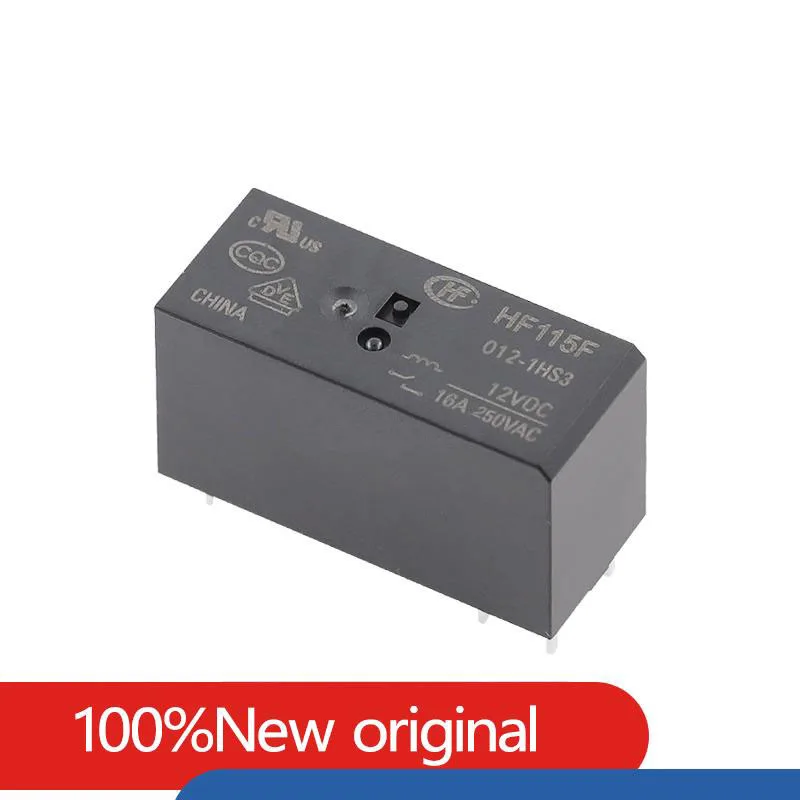 

Оригинальное новое реле HF JQX-115F-005 012 024-1HS3 (551), 6 контактов, 16 А, В переменного тока, 5 В, 12 В, 24 В, реле мощности