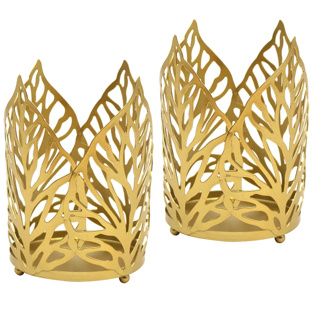 

Holder Holders Stand Candlestick Metal Iron Wedding Tealight Dinner Decorative Vintage Desktop Taper Party Centerpieces