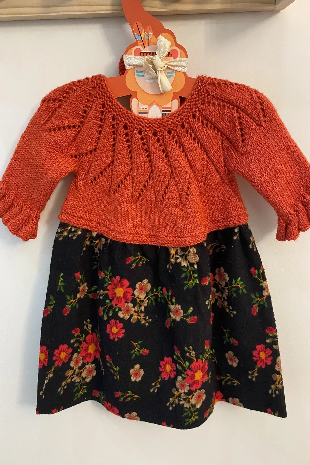 

Hand-Knitted Robadan Pazenli Dress 0-2 Age