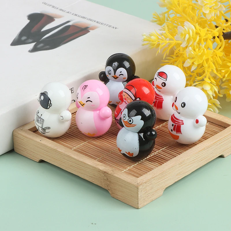 

10 Pcs Mini Cartoon Tumbler Funny Desktop Toy Relieve Stress Relax Children Toy