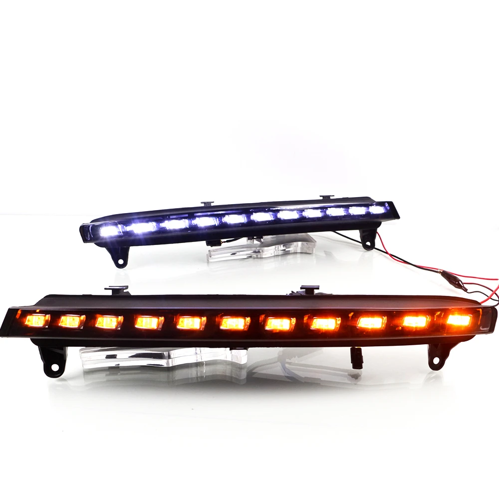 

Wholesale car led special headlight fog light for Audi Q7 2006 - 2009 dual color flexible drl with yellow turn signal light