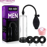 effective penis pump enlargement vacuum dick extender men sex toy increase length enlarger male train erotic adult 18 sex shop