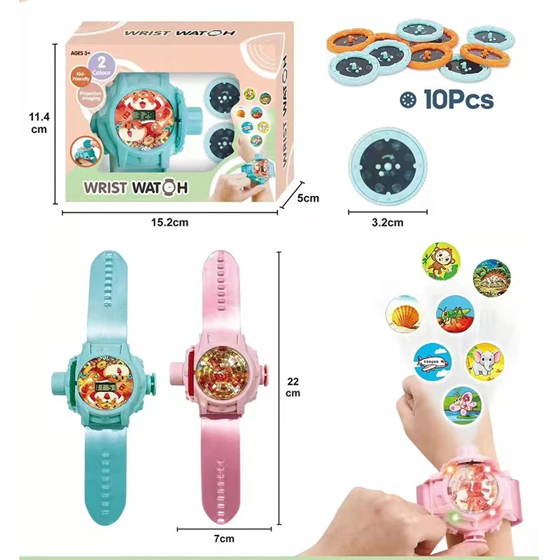 Cartoon Children Watch 3D Projection Digital Watches Toy Boys Girls Gorgeous Lights Electronic |