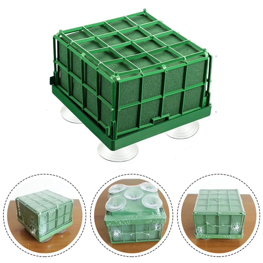 

Wet Florist Foam Bricks Floral Flower Fresh Display Arrangement Wedding Flower Holder Foam Flowers Base Home Decor 11.5x11.5x9cm