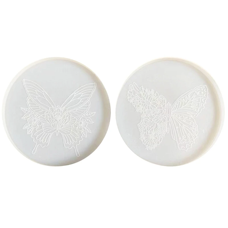 

Coaster Silicone Molds for Epoxy Resin for DIY Crafts Home Office Decor Tools