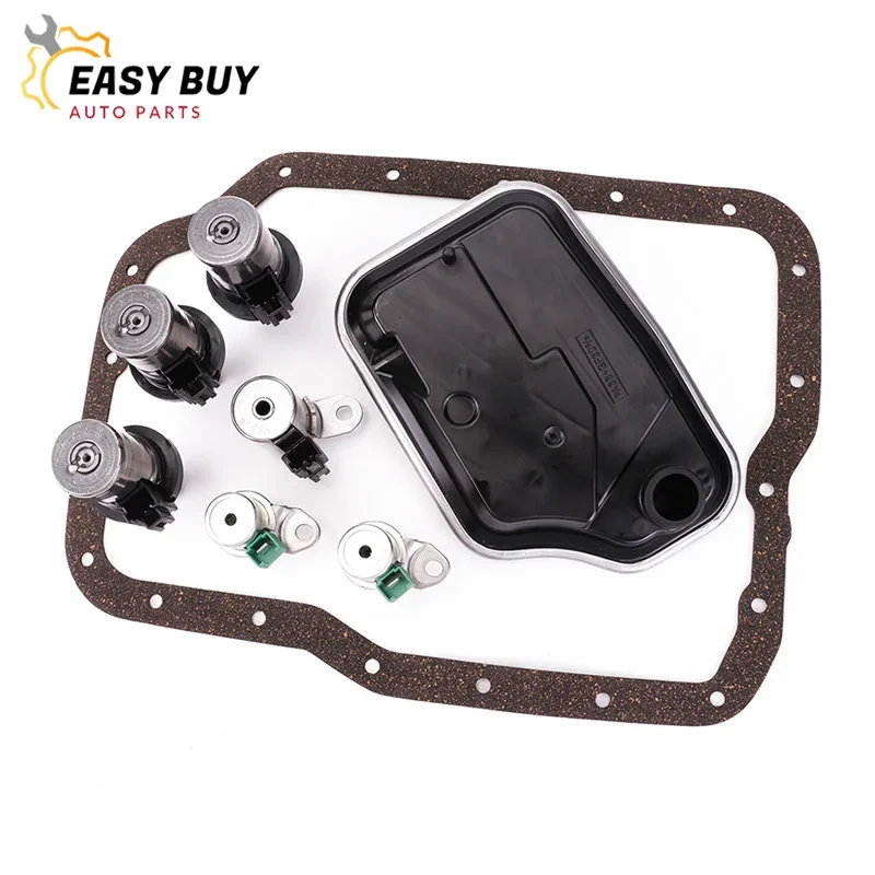 Комплект соленоидов электромагнитов трансмиссии 4F27E FN4A-EL с комплектом фильтров