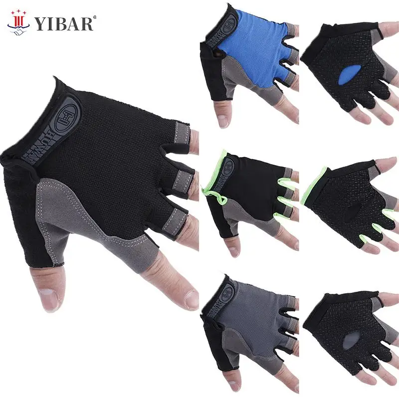 

Women Men Sport Cycling Fitness GYM Workout Exercise Half Finger Gloves Bike