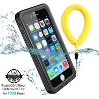 IP68 Diving Waterproof Case for iPhone 11 Pro Max XR XS MAX 5S SE 6S 7 8 Plus Rugged Cover Clear Back Case with Screen Protector