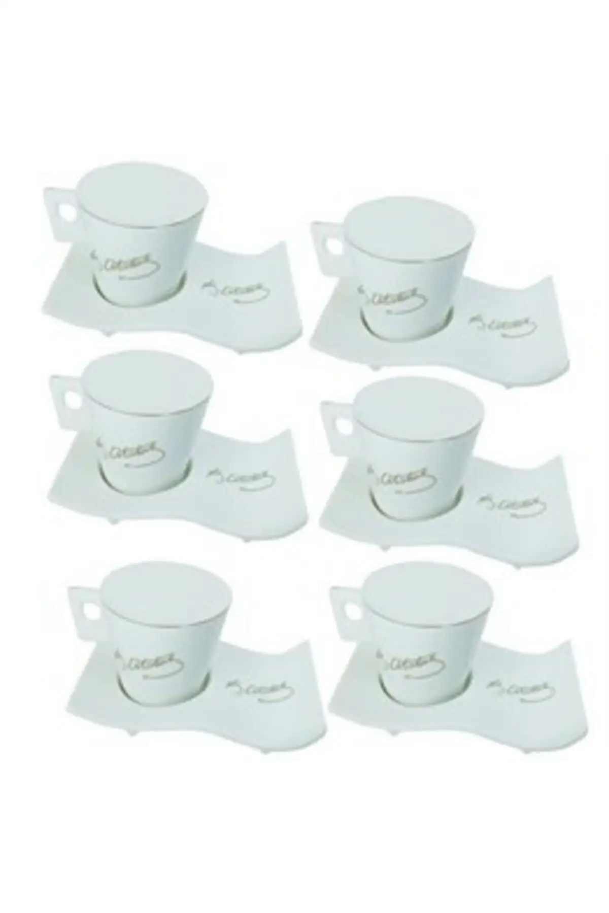 

Amazing Turkish Greek Arabic Coffee & Espresso Cup Set 6 Person K. Ataturk Signal Porcelain Coffee Cup Set Cyper