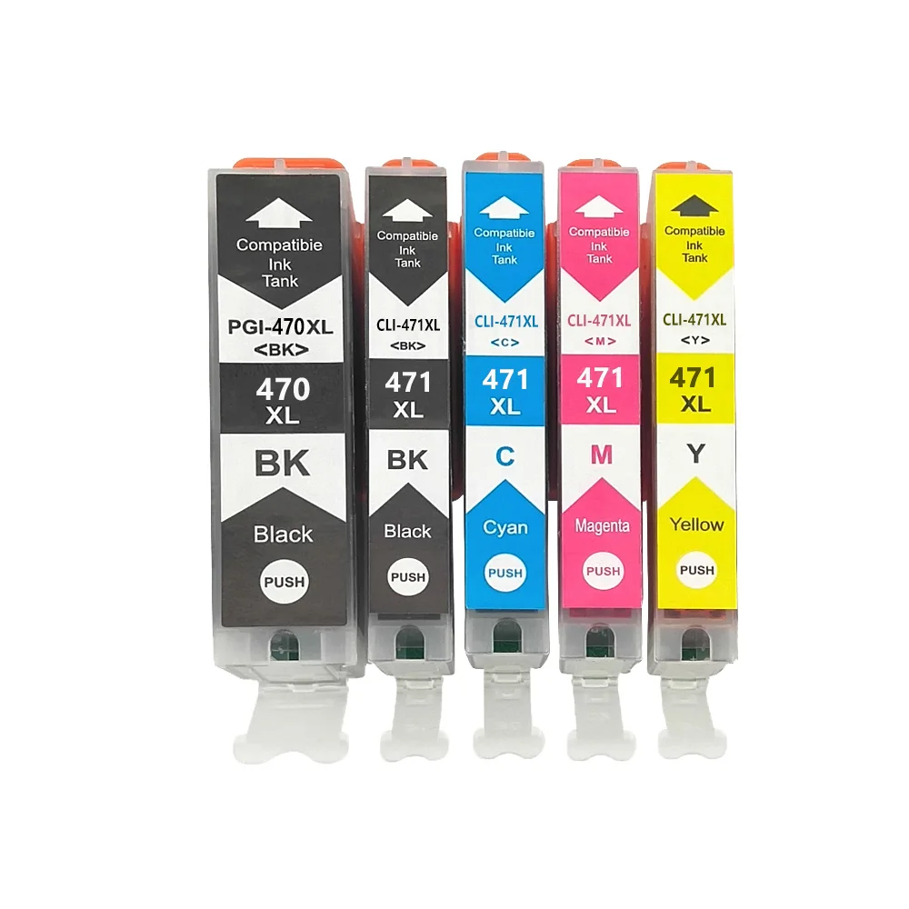 PGI470 PGI-470 BK 470 C LI 471 Совместимый картридж для canon PIXMA MG5740 MG8640 TS5040 TS6040 TS 5040 MG 5740 |