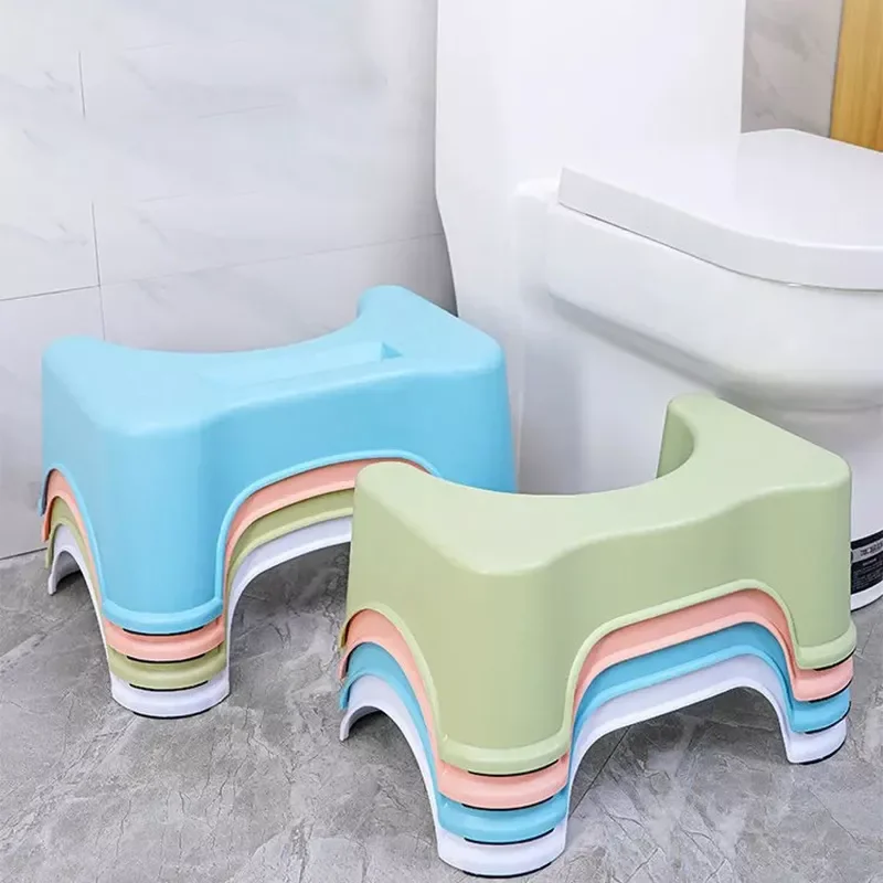 

Home Plastic Toilet Foot Pedal scientific Toilet Stools Step Stool Squat Poop Out Step Stools For Restroom Tool Accessories