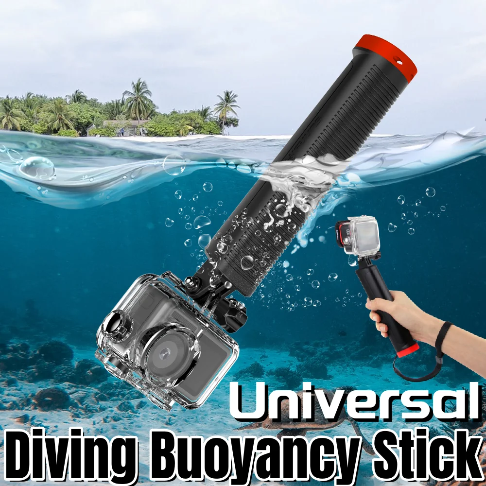 

Universal Diving Water Floating Hand Grip Handle Mount Float Buoyancy Rod For Gopro Hero Insta360 Osmo Action Camera Accessories
