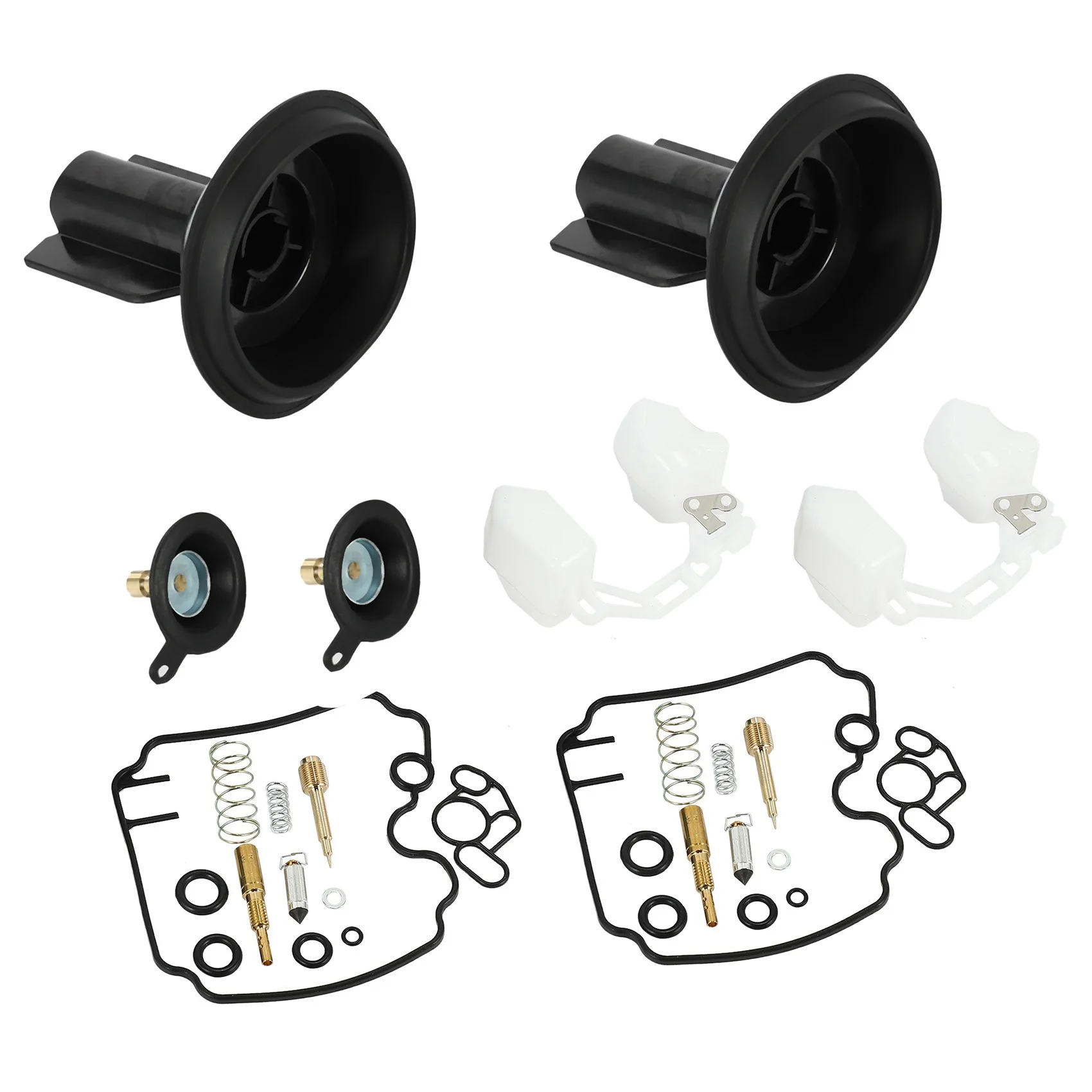 

2Set for TDM850 1991-1998 XTZ750H 1989-1997 TDM 850 XTZ 750 Plunger Diaphragm Part of Motorcycle Carburetor Repair Kit