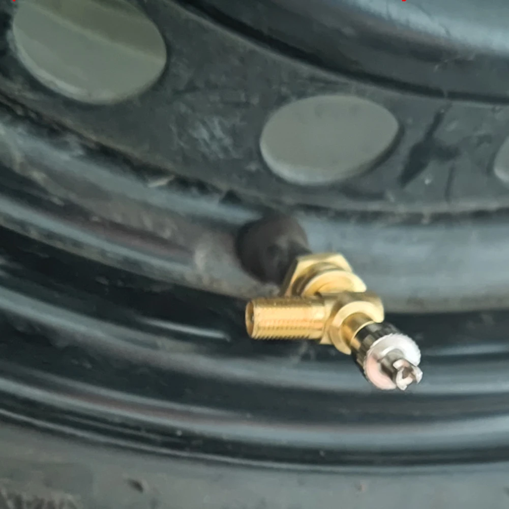 

TPMS тройник клапана адаптер для отладки автомобильных шин, аксессуары для шин, клапаны для пропускания шин, 3-ходовые, чистая медь, желтый, для...