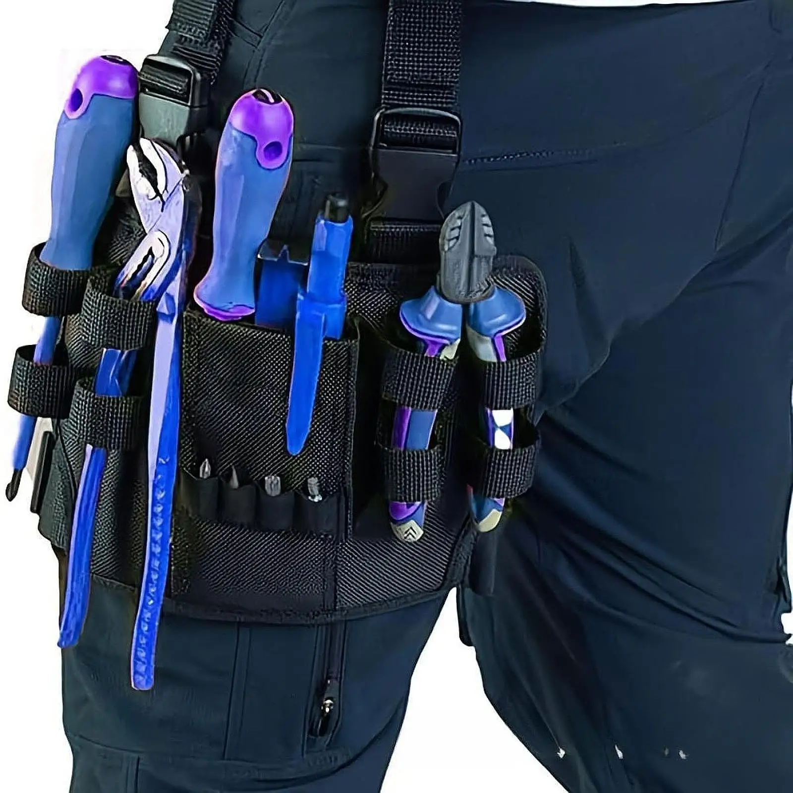 Сумка для инструментов с ремешком на ногу, карманная сумка-органайзер, поясная сумка, многофункциональная портативная сумка для инструментов вокруг ноги для ремонта