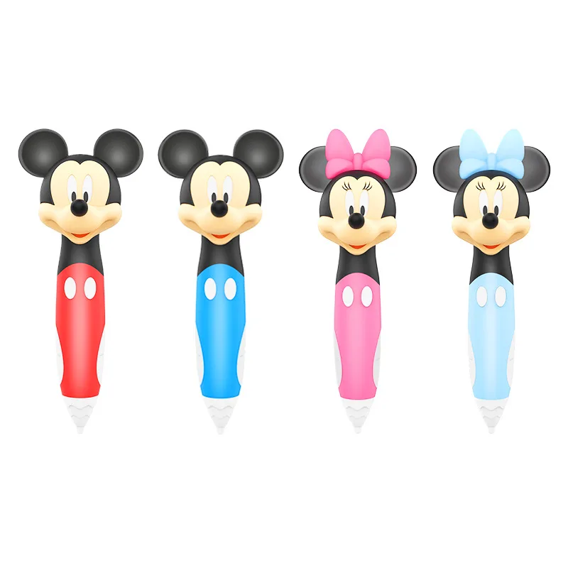 

Disney kids Mickey Magic 3D Printing Pen Set Cartoon Smart Painting Pen frozen DIY Painting Girl ToyLearning Gift